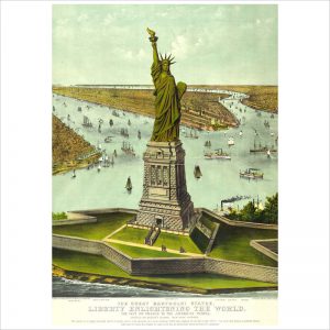The great Bartholdi statue