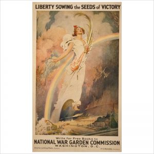 Liberty sowing the seeds of victory / Frank V. DuMond.